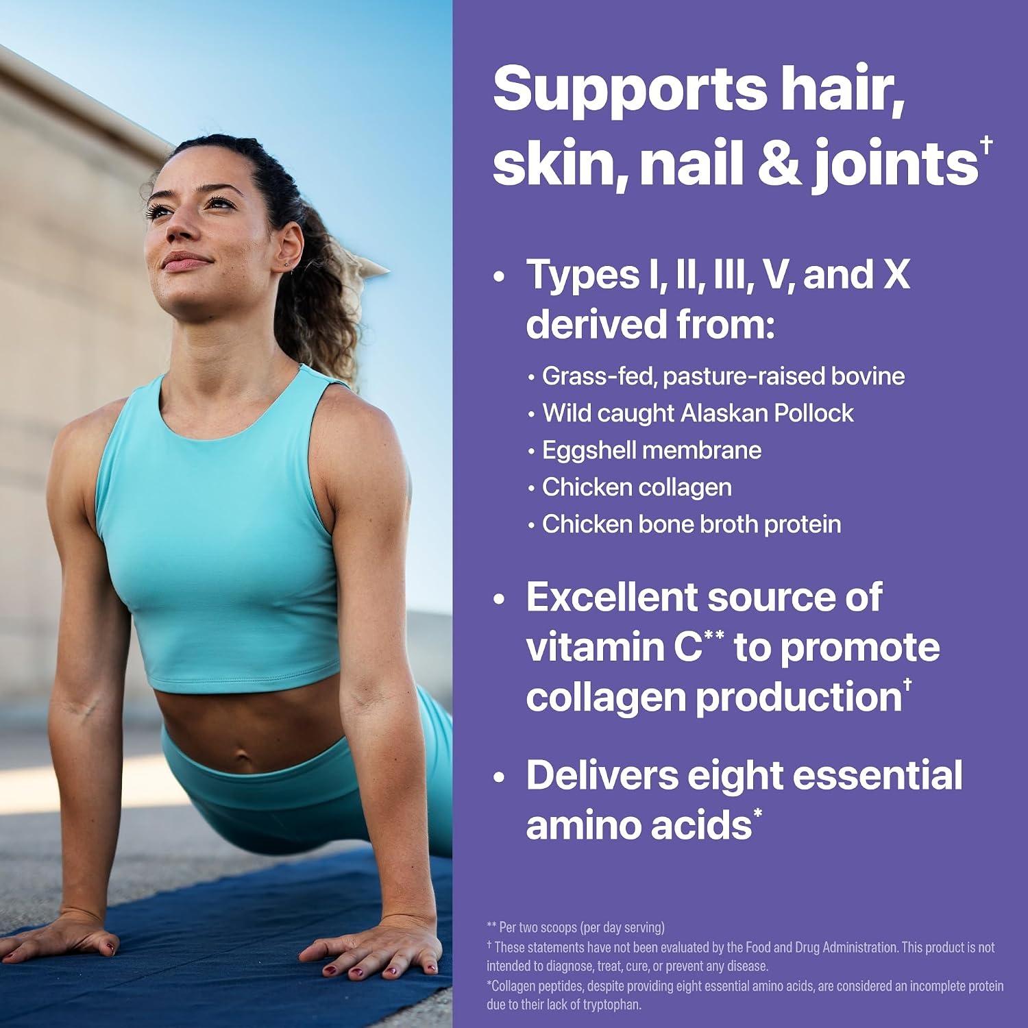 image:imageOrgain 20g Hydrolyzed Multi Collagen Peptides Powder Unflavored 15oz15 Ounce Pack of 6