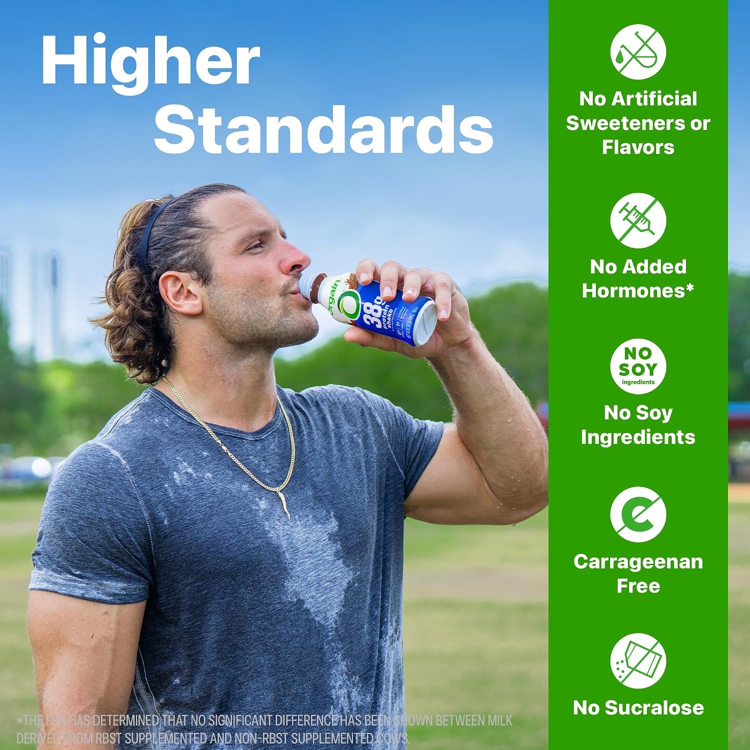 image:imageOrgain 30g High Protein Dairy Shake 5g BCAAs Caf Latte 11 oz 12pkChocolate Fudge