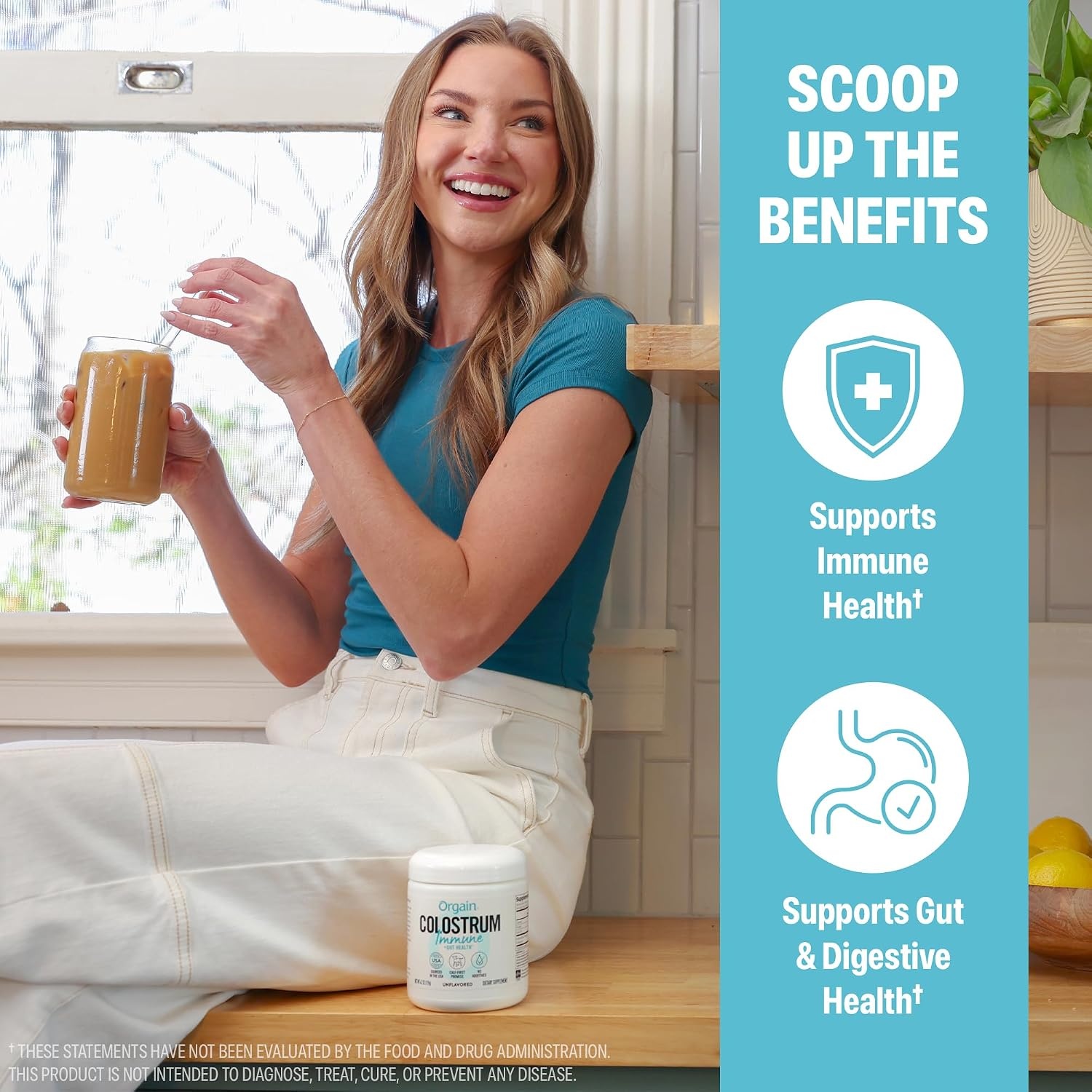image:imageOrgain Colostrum Powder Gut amp Immune Support Unflavored 60 Servings42 Ounce