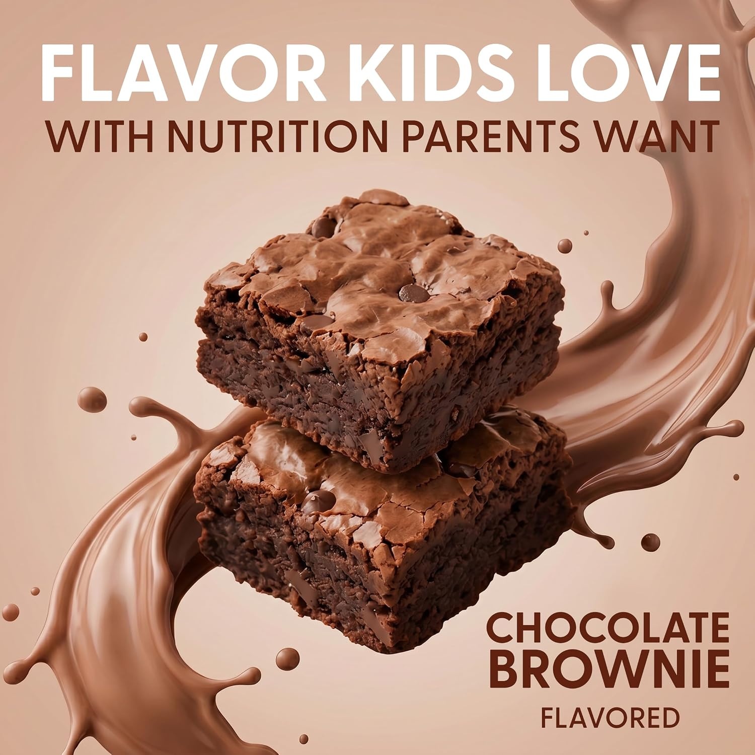 image:imageOrgain Kids 8g GrassFed Dairy Protein Powder Chocolate Brownie 1lbChocolate Brownie