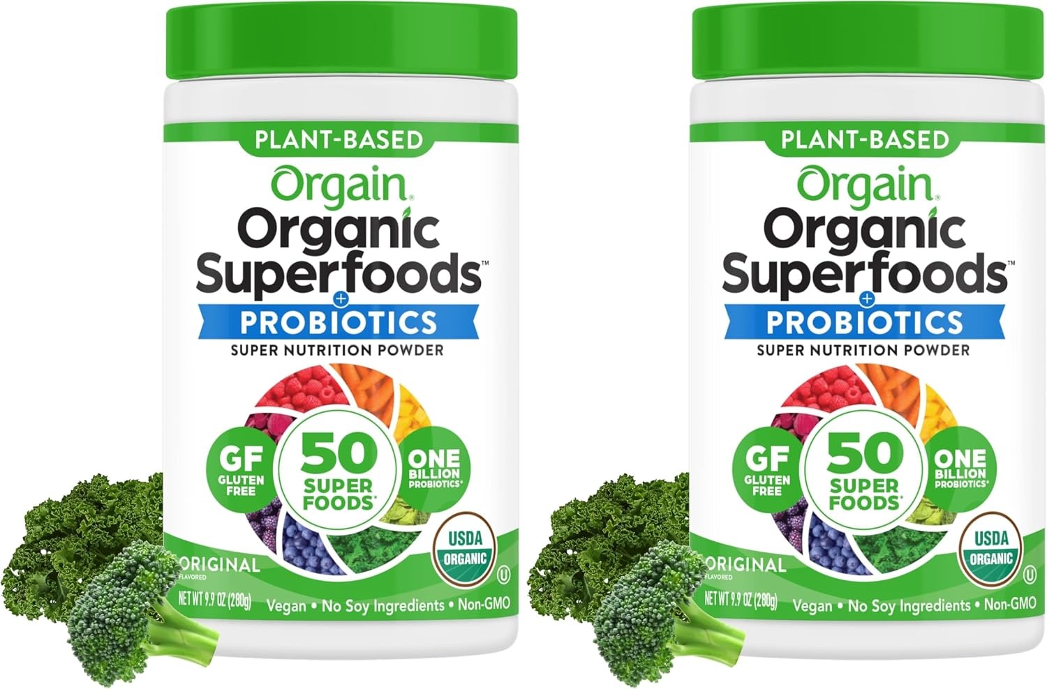 image:imageOrgain Organic Greens Powder 50 Superfoods Probiotics Berry 062 lbOriginal