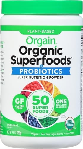 image:imageOrgain Organic Greens Powder 50 Superfoods Probiotics Berry 062 lbOriginal