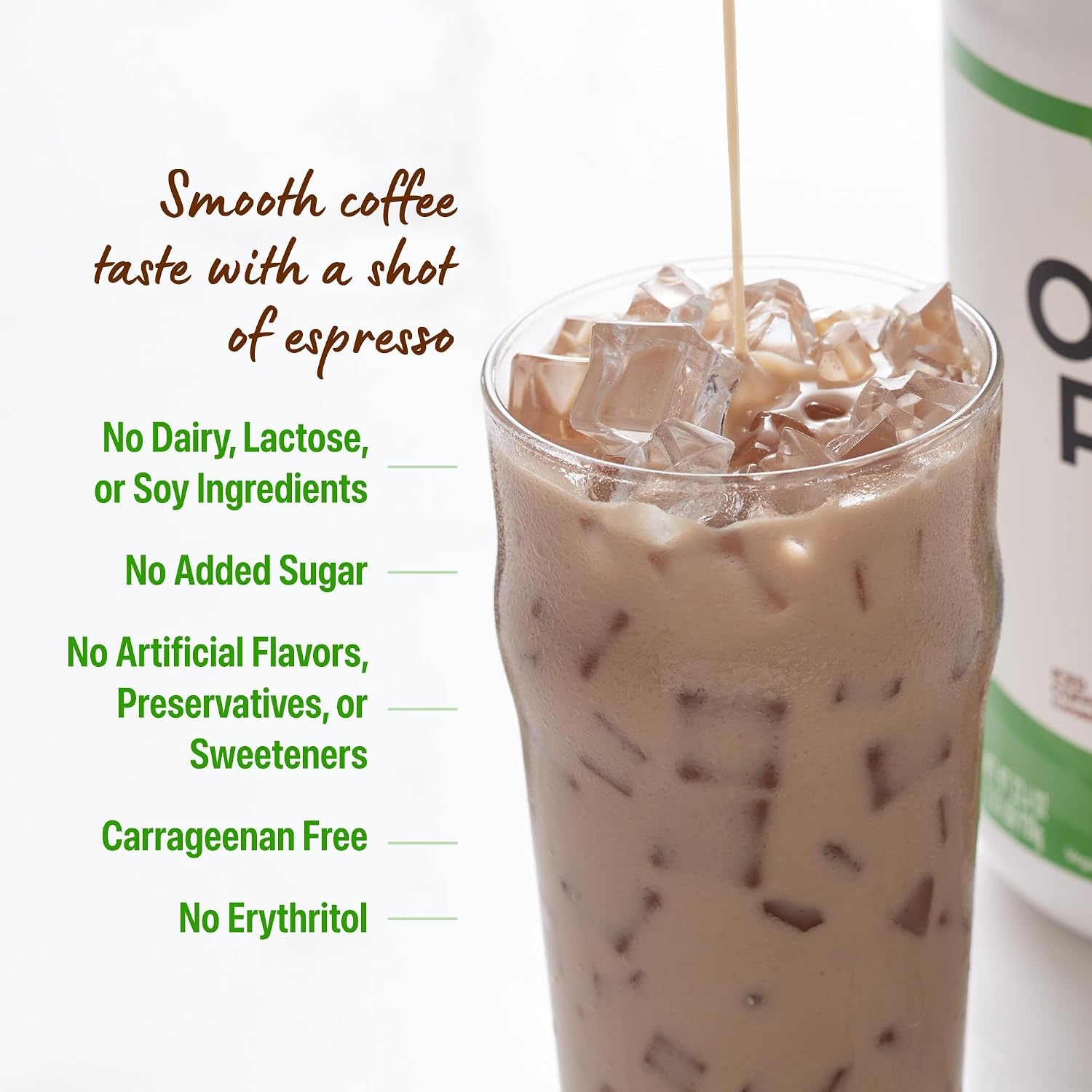 image:imageOrgain Organic Vegan 21g Protein Powder Birthday Cake 102 lbIced Coffee