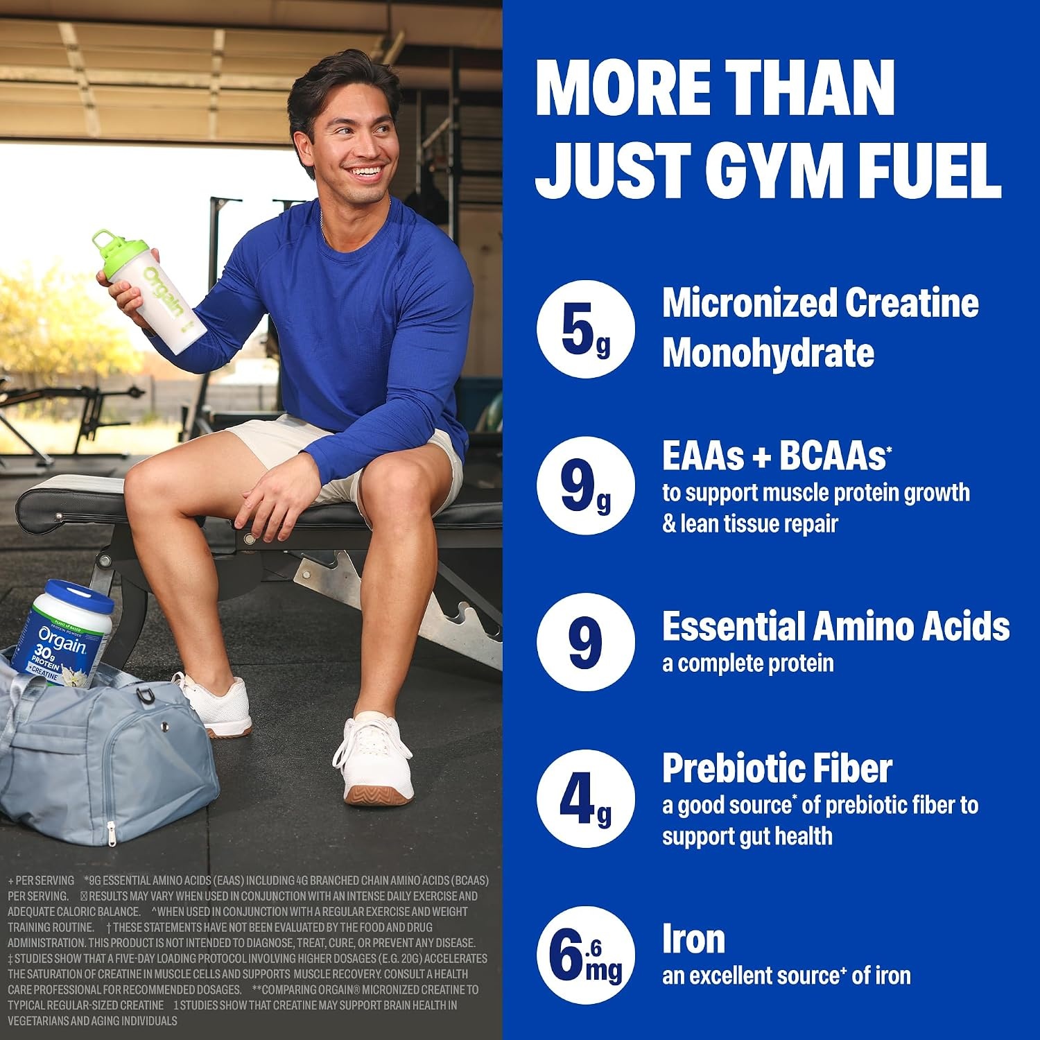 image:imageOrgain Organic Vegan 30g High Protein Powder Vanilla 201 lbVanilla