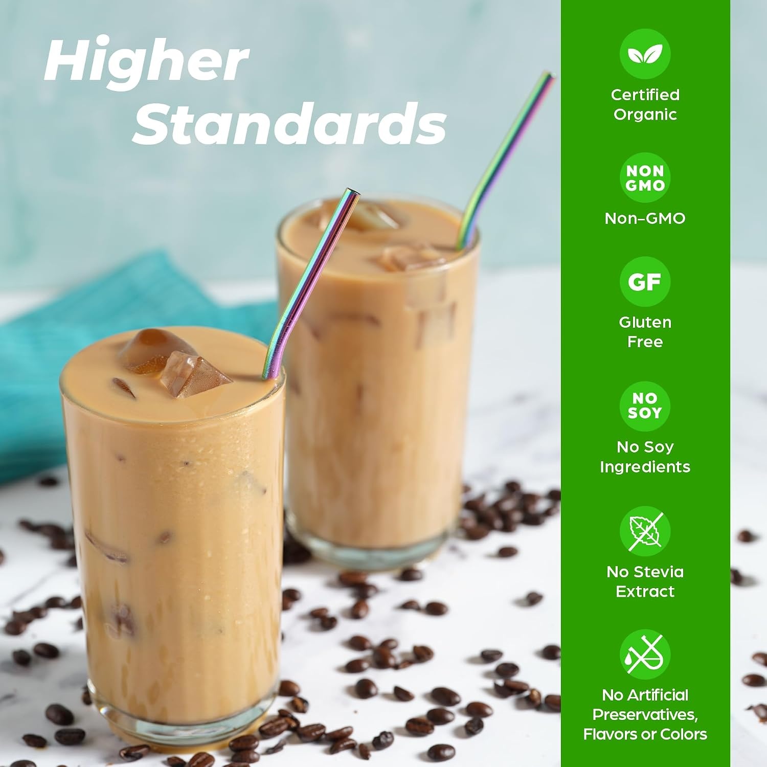 image:imageOrgain Organic Vegan Perfect Blend Protein Powder 20g Clean Plant Protein 6 Ingredients lt1g Sugar Gluten Free NonGMO No Artificial Flavors Stevia Extract Dairy or Soy Ingredients VanillaVanilla
