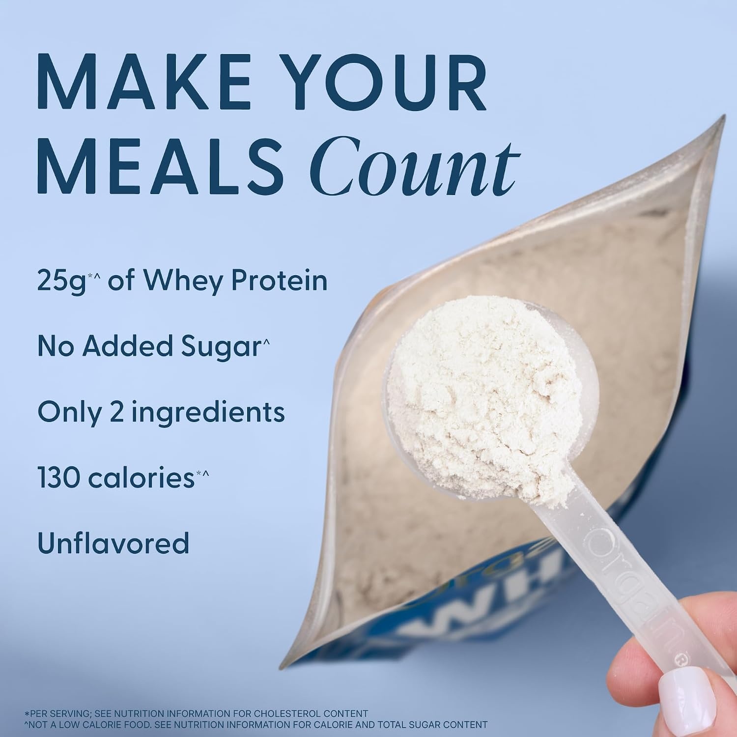 image:imageOrgain Unflavored 25g Whey Protein Powder NonGMO 20 Servings 24 Oz