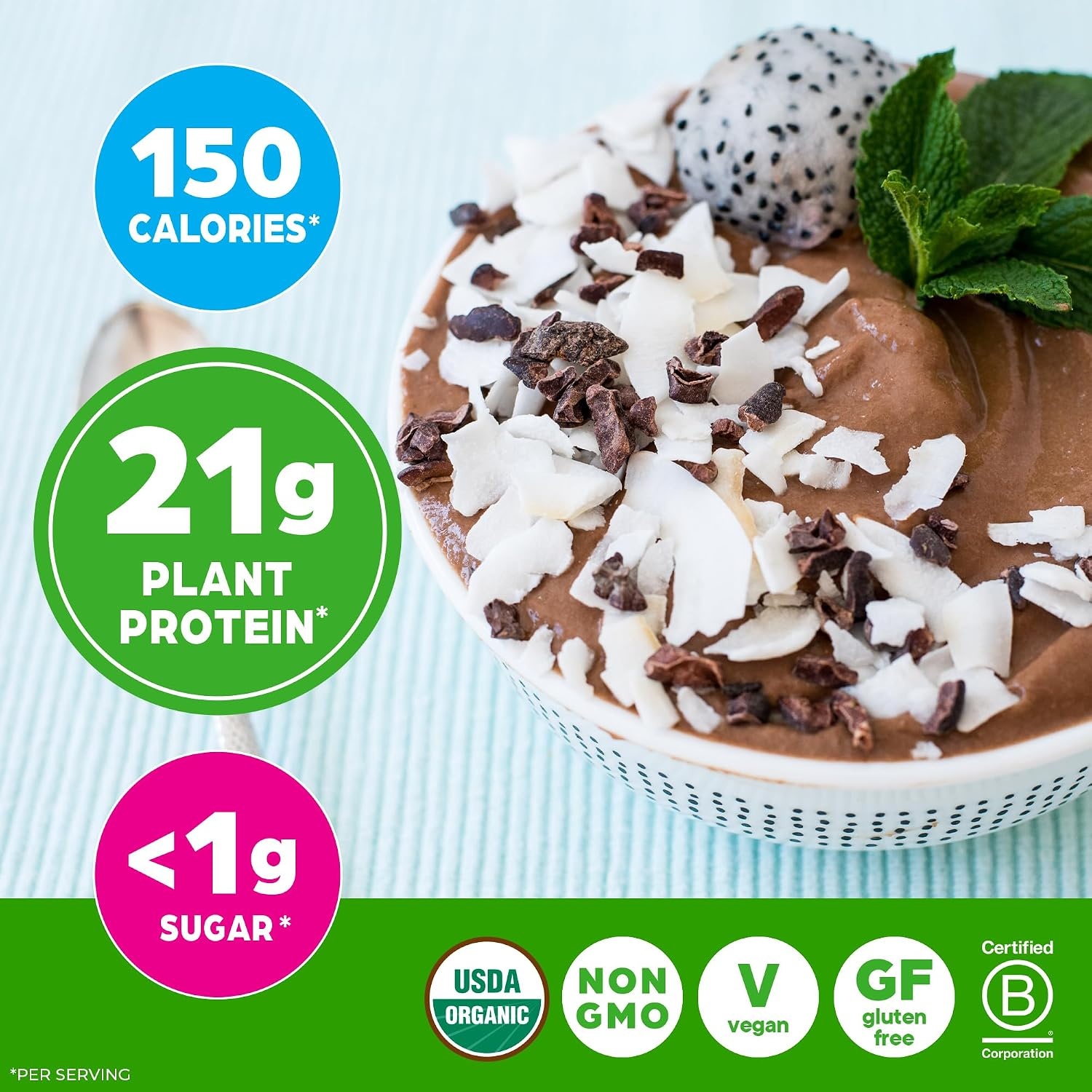 image:imageOrgain X Justins 20g Protein Powder Chocolate Peanut Butter 117lbCreamy Chocolate Fudge