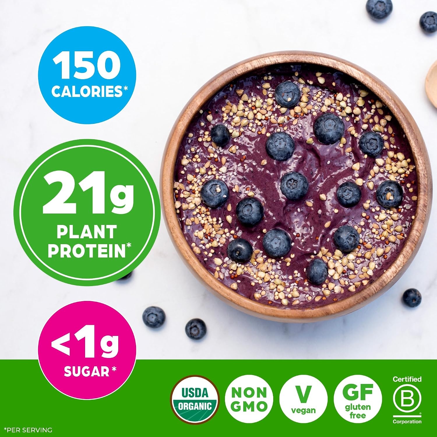 image:imageOrgain X Justins 20g Protein Powder Chocolate Peanut Butter 117lbVanilla