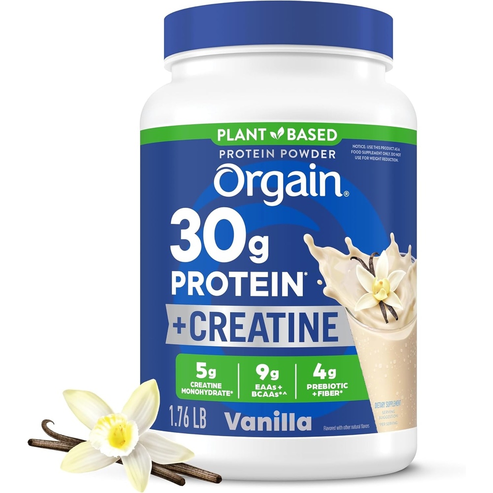 image:imageOrgain Organic Vegan 30g High Protein Powder Vanilla 201 lbVanilla