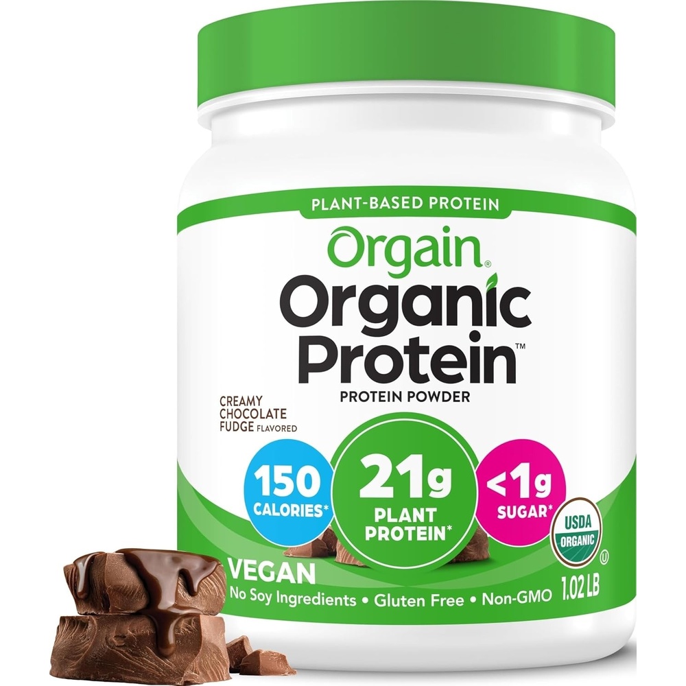 image:imageOrgain X Justins 20g Protein Powder Chocolate Peanut Butter 117lbCreamy Chocolate Fudge