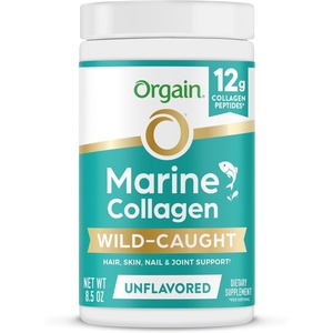 Orgain 12g Wild-Caught Marine Collagen Peptides Powder, Unflavored, 8.5oz(8.5 Ounce (Pack of 1))