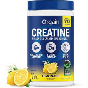 Orgain 5g Creatine Monohydrate Micronized Powder, Unflavored, 30 Sticks(Powder)