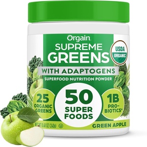 Orgain Supreme Greens Powder, Green Apple