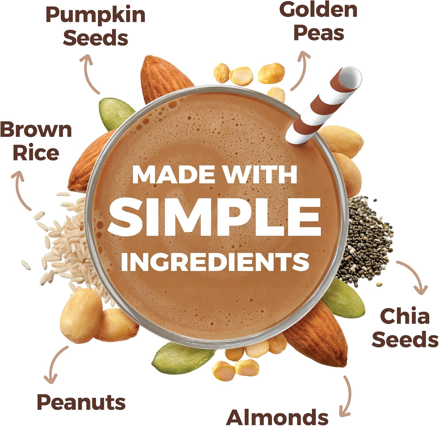 image:imageOrgain Organic Simple 20g Vegan Protein Powder Vanilla 125lbChocolate